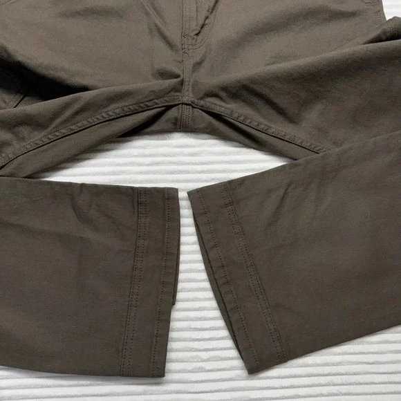 Ariat Rebar M5 Washed Twill Dungaree Work Pants Men 38x36 Straight Leg Brown - Picture 6 of 10